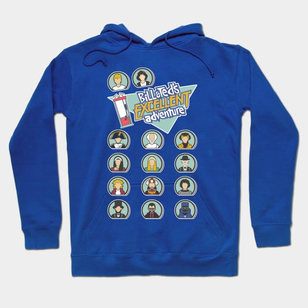 Bill & Ted's Most Excellent Icons Hoodie by LeighWortley